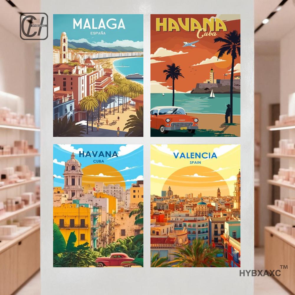 Home Barcelona - ملصق سفر إسبانيا، باريس، غران كناريا،