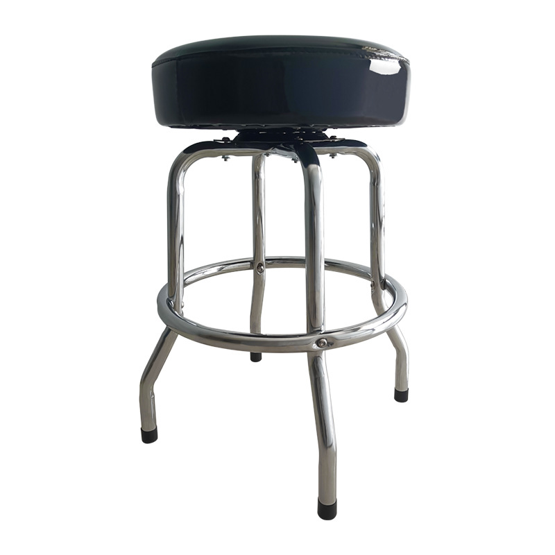 Home Bar Stools - مقعد جيتار أسود دوار بزاوية 360