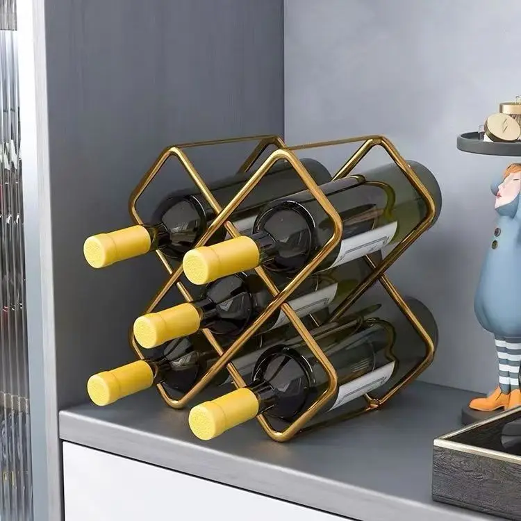 رف نبيذ معدني بخمس خانات لتخزي - مراجعة Home Bar And Cabinet وسعره