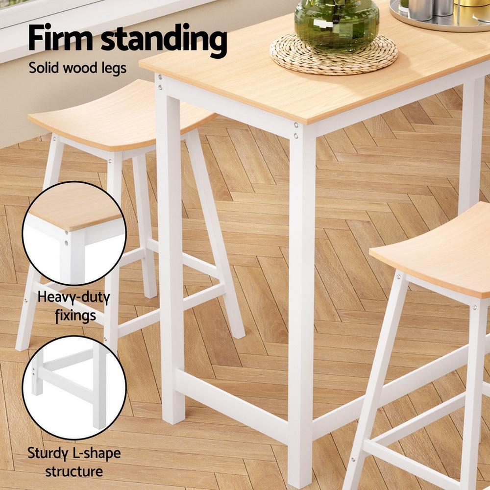 طاولة بار من الخشب الصلب مع مج - مراجعة Home Bar Stools وسعره