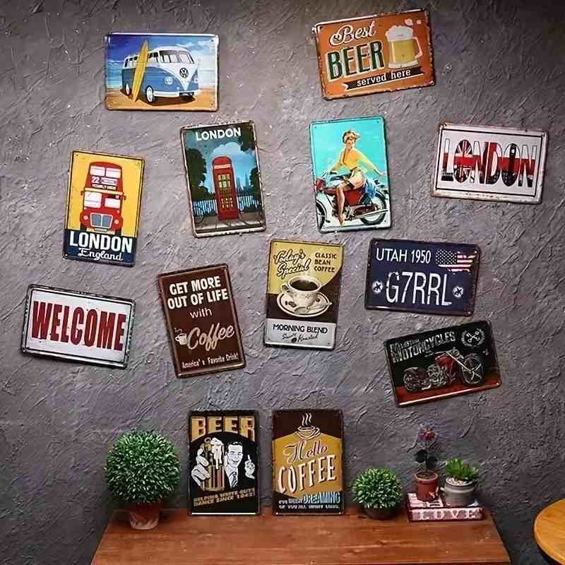 لافتة معدنية على شكل طائر بتصم - مراجعة Home Bar And Gym وسعره