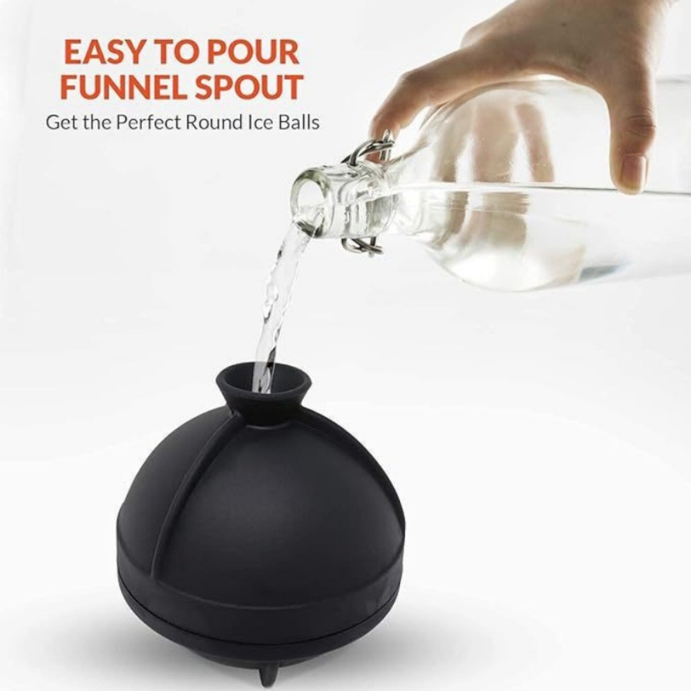 2.5in كرة جولف على شكل سيليكون - مراجعة Ice Mold Sphere وسعره