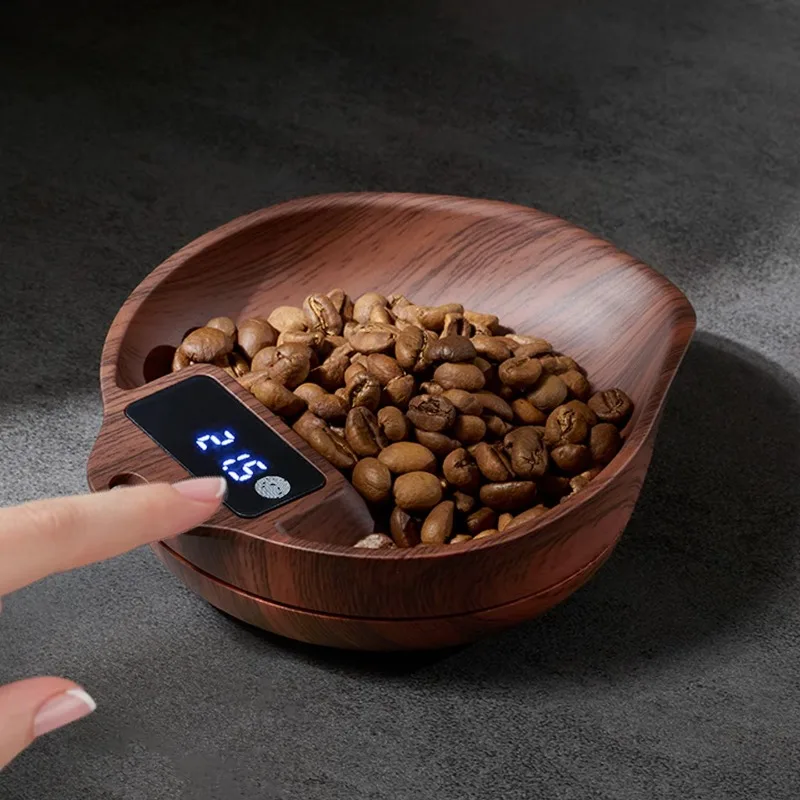 ميزان قهوة دقيق مع صينية حبوب  - مراجعة Home Barista وسعره
