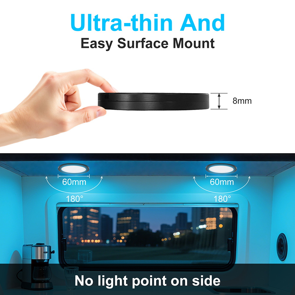 1/2/4/6 مصباح RGB LED ضوء تحت  - مراجعة Home Bar And Cabinet وسعره
