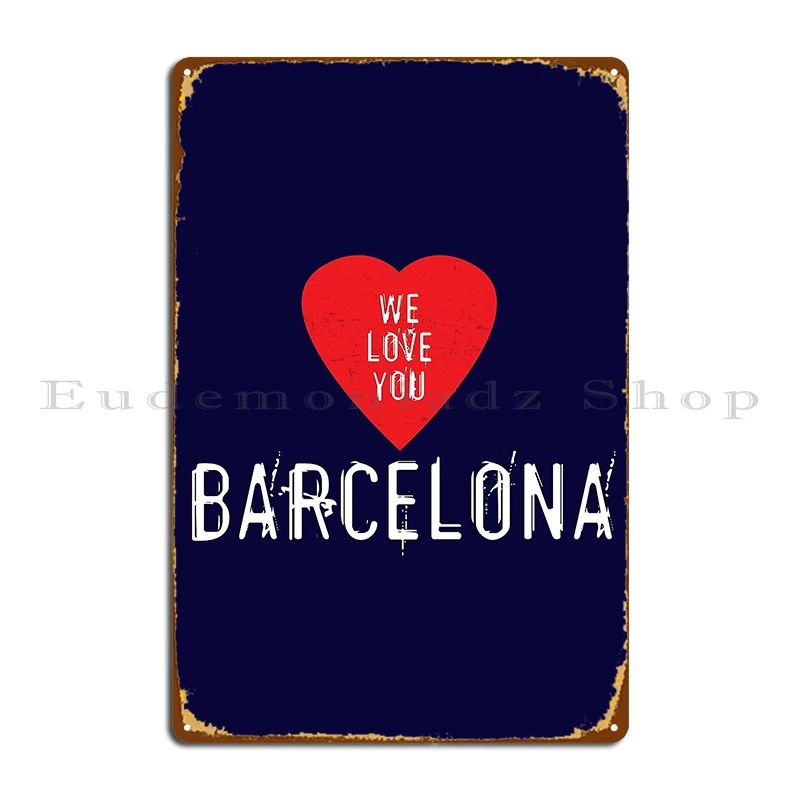 لوحة معدنية مطبوعة عليها 'نحن  - مراجعة Home Barcelona وسعره